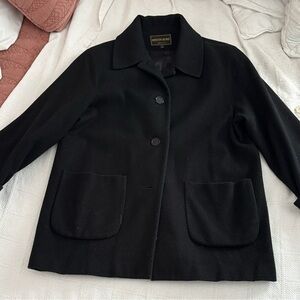 Kristen Blake Black Pea Coat